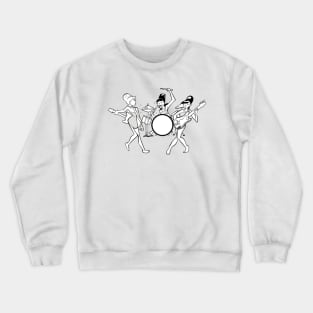 The Houseband of Blue Leaves Crewneck Sweatshirt